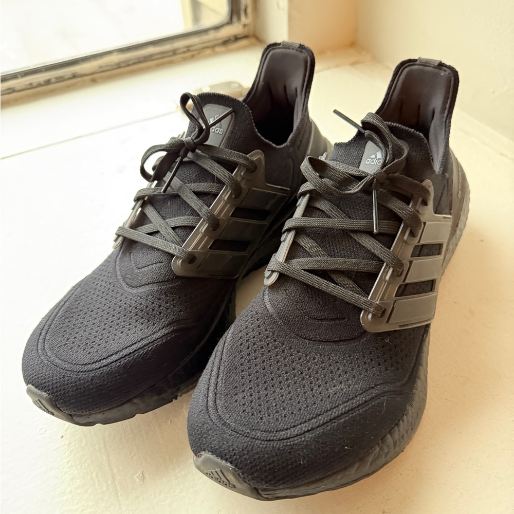 Adidas Men's Ultraboost Sneakers - Triple Black - Men’s 10.5